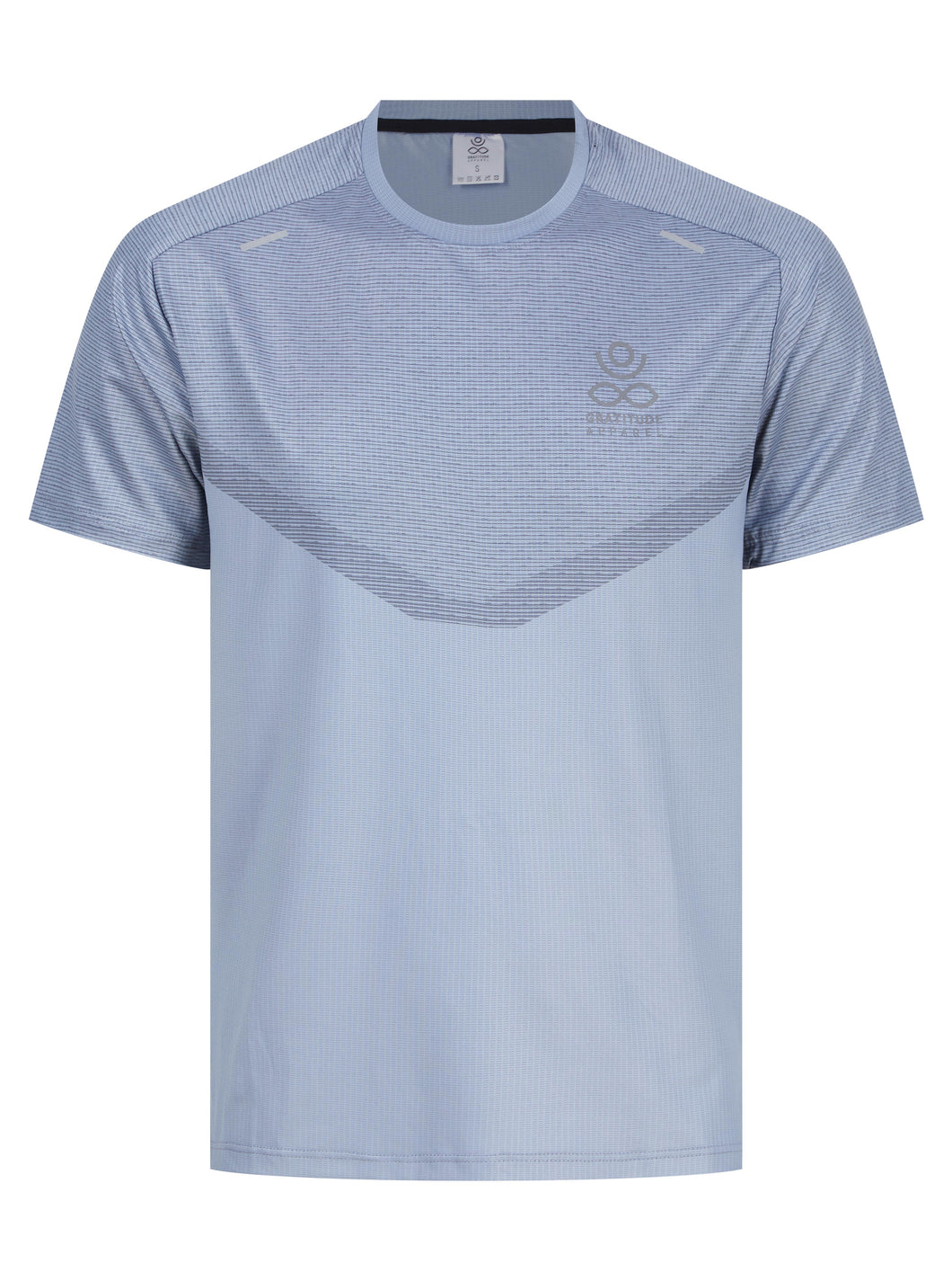 Gratitude Gym T Shirt Blue