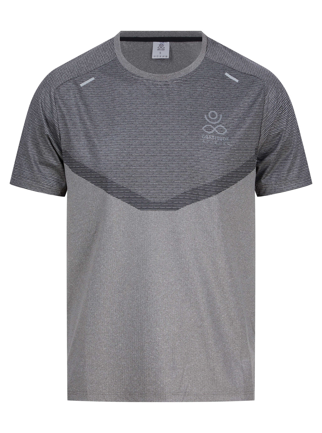Gratitude Gym T Shirt Grey