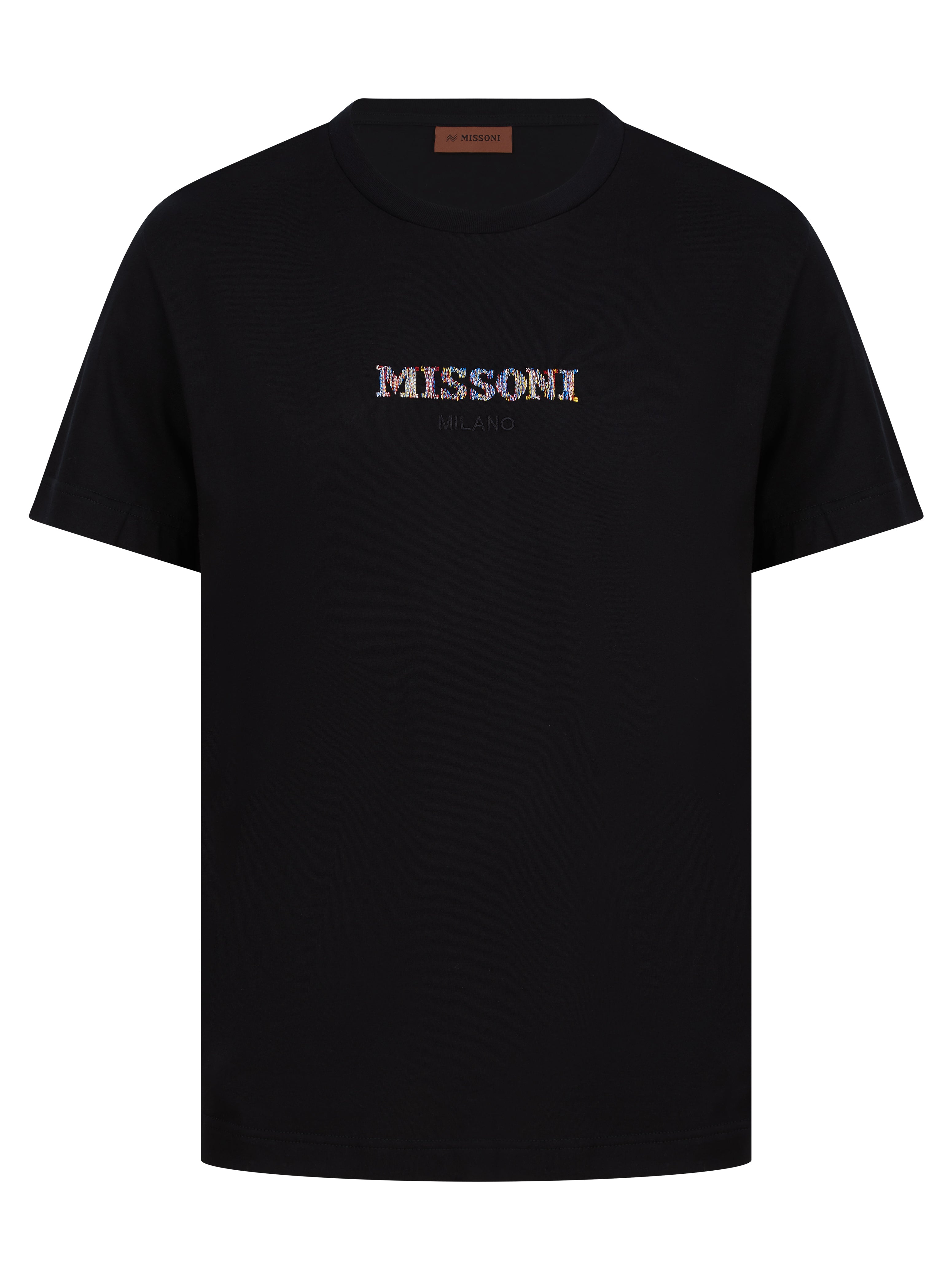 Load image into Gallery viewer, Missoni Embroidered Logo T Shirt Black
