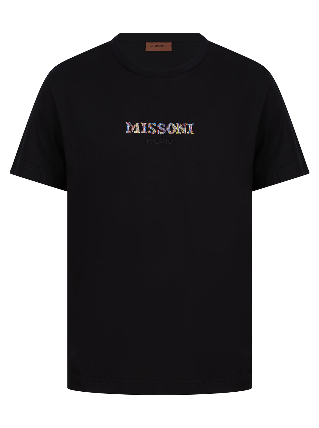 Missoni Embroidered Logo T Shirt Black