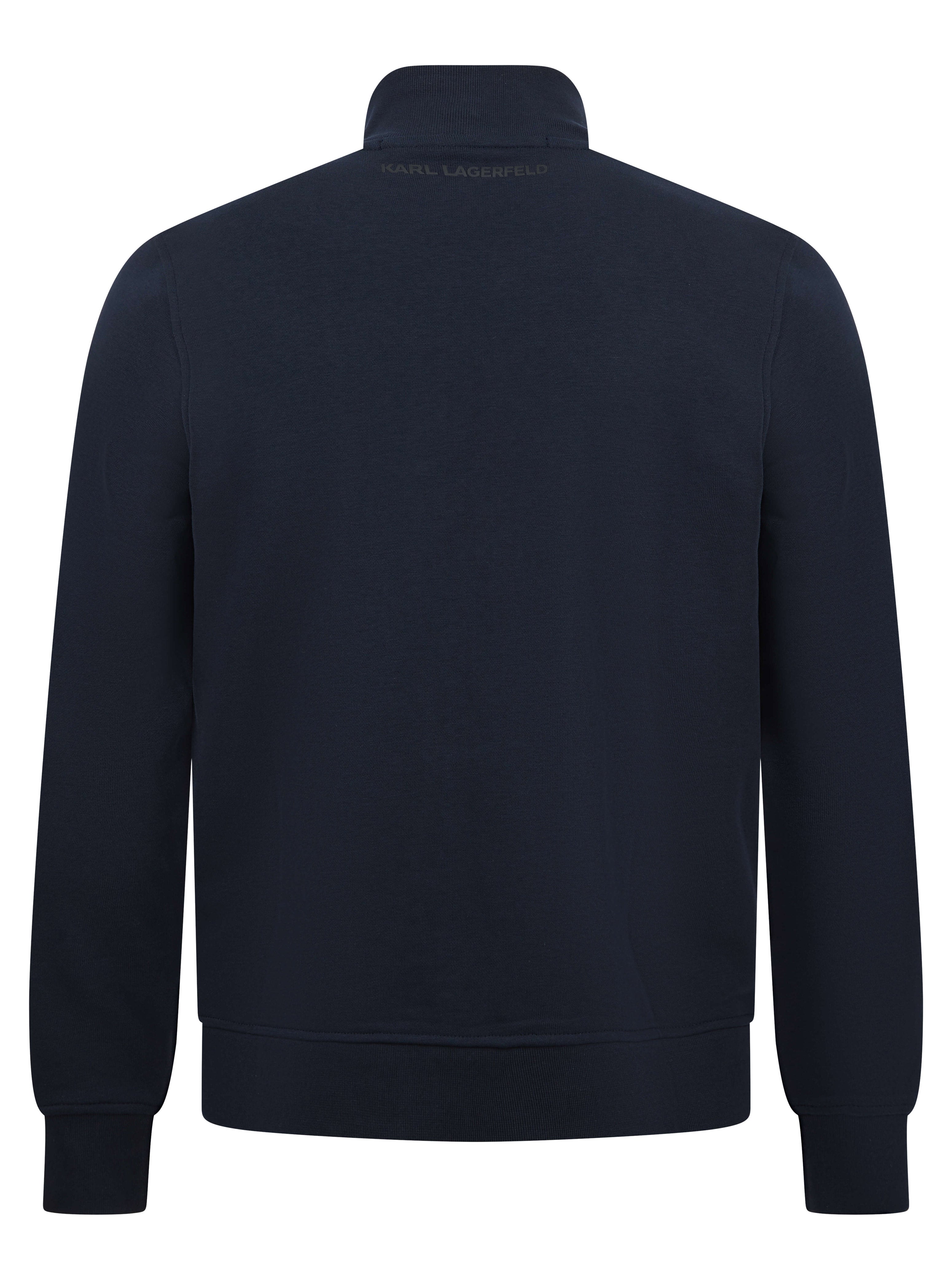 Load image into Gallery viewer, Lagerfeld Zip Jacket Navy
