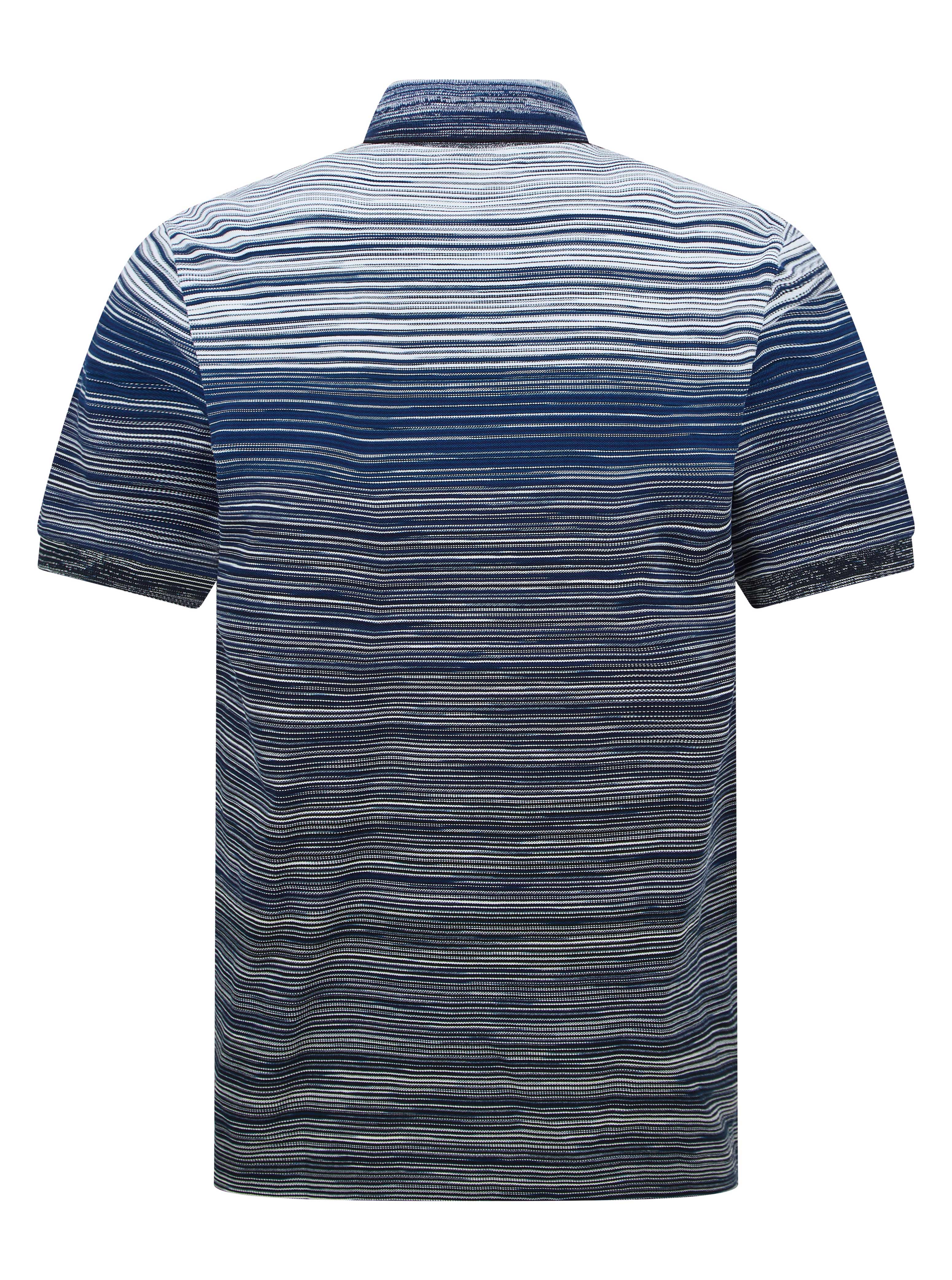 Load image into Gallery viewer, Missoni Classic Stripe Polo Shirt Navy
