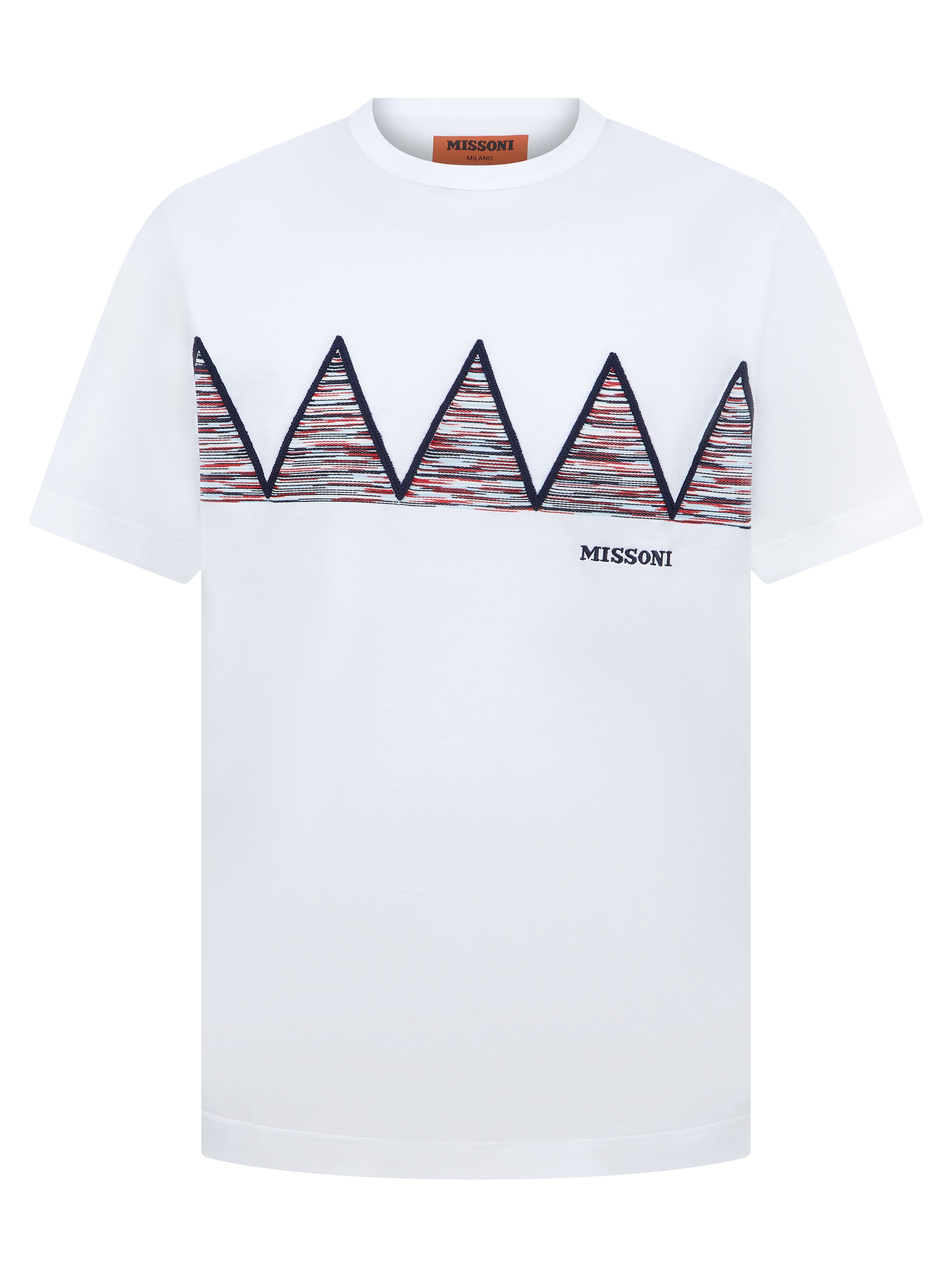 Load image into Gallery viewer, Missoni Triangle T Shirt White
