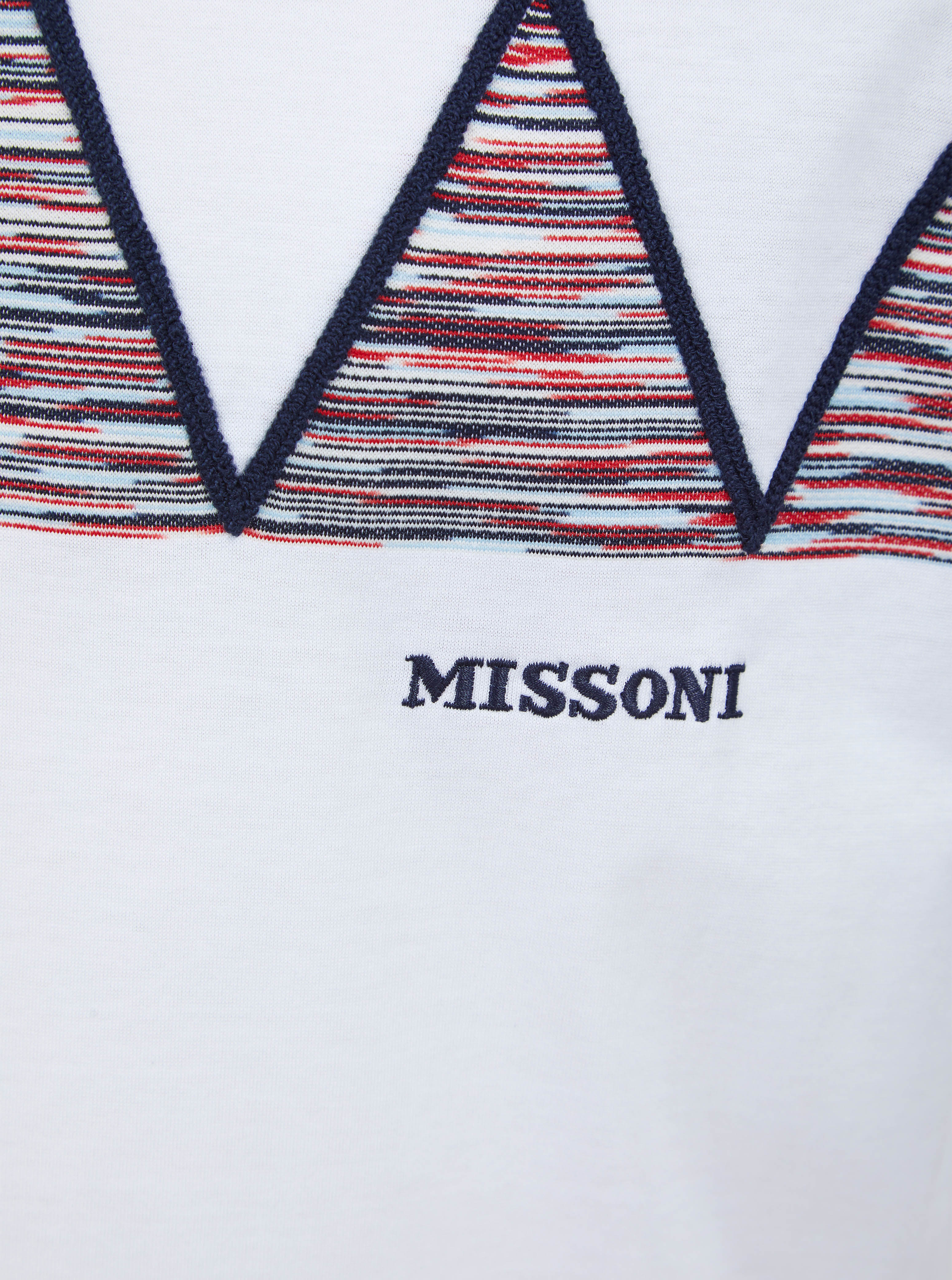 Load image into Gallery viewer, Missoni Triangle T Shirt White
