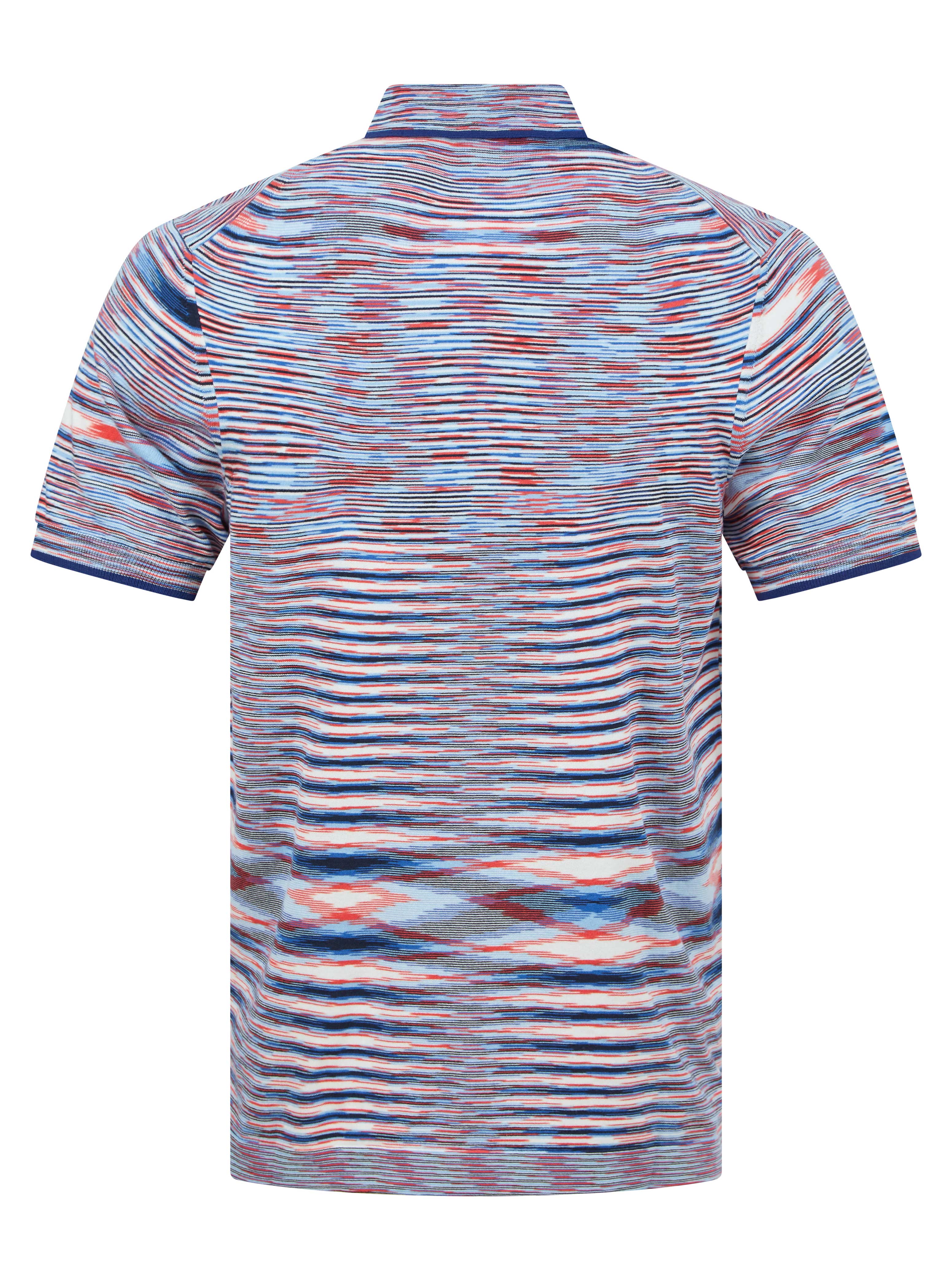 Load image into Gallery viewer, Missoni Multi Stripe Polo Knit Red
