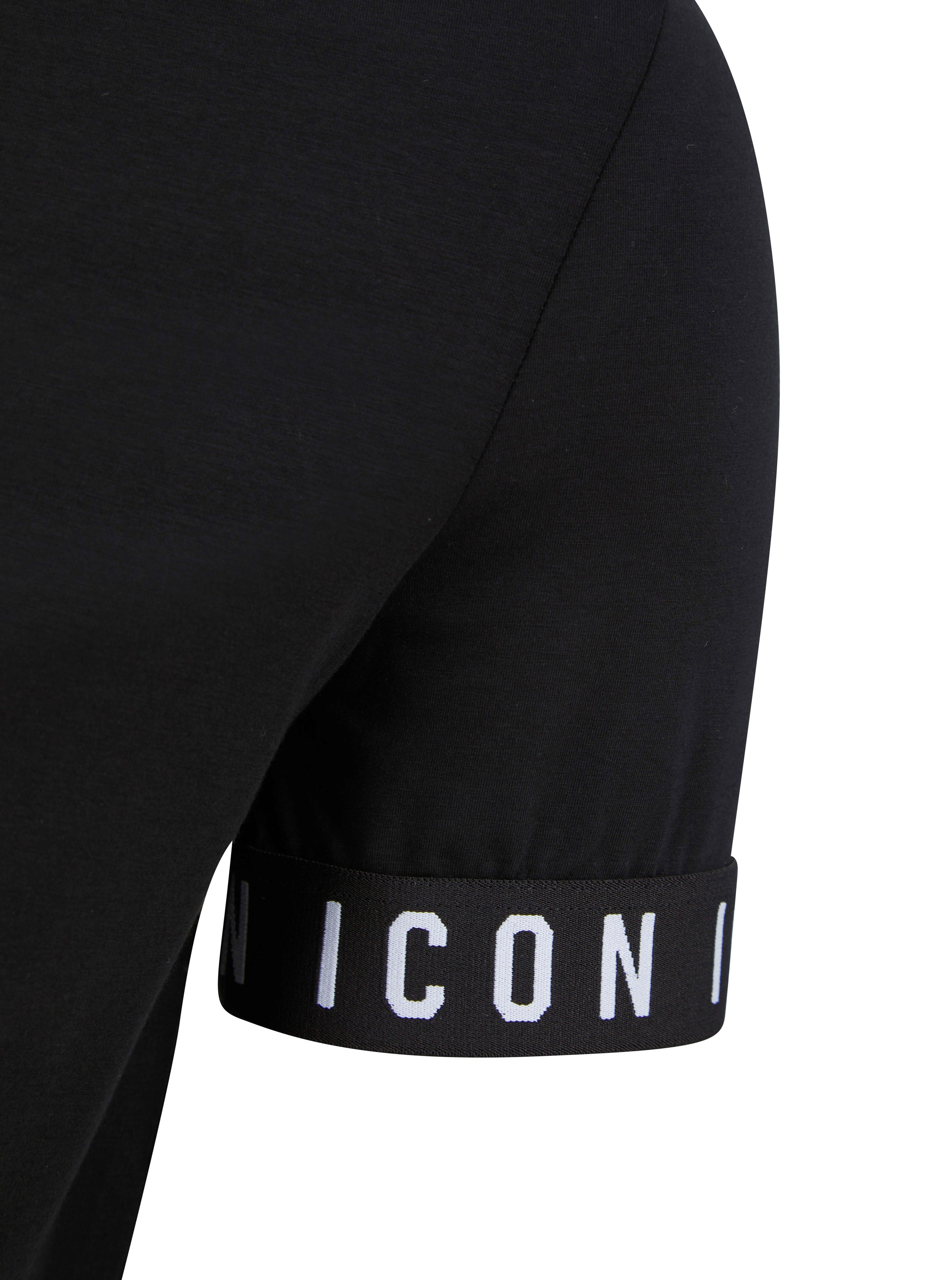 Load image into Gallery viewer, DSquared2 Multi Icon Sleeve Tee Black

