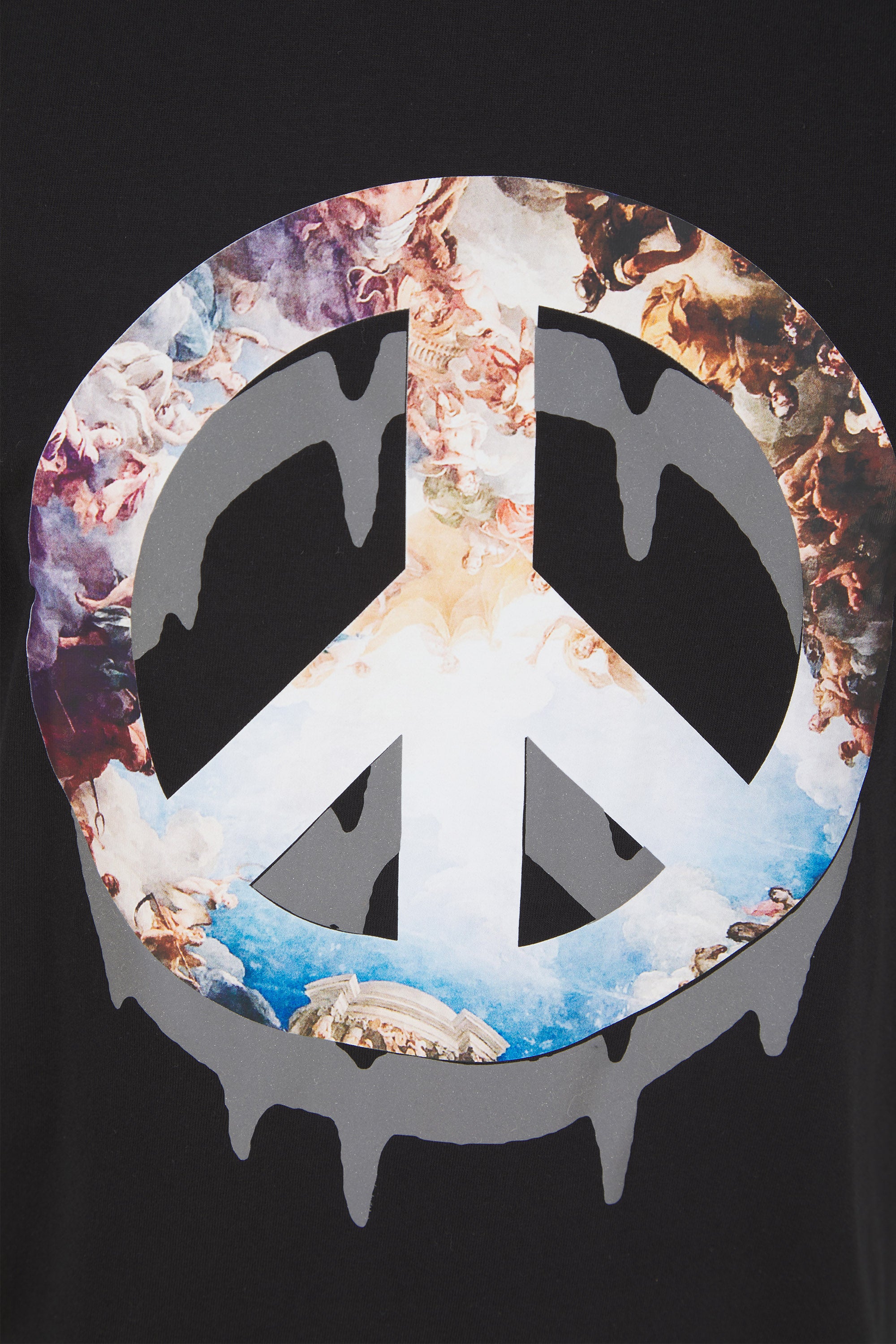 Load image into Gallery viewer, Montana Peace Sign T Shirt Black
