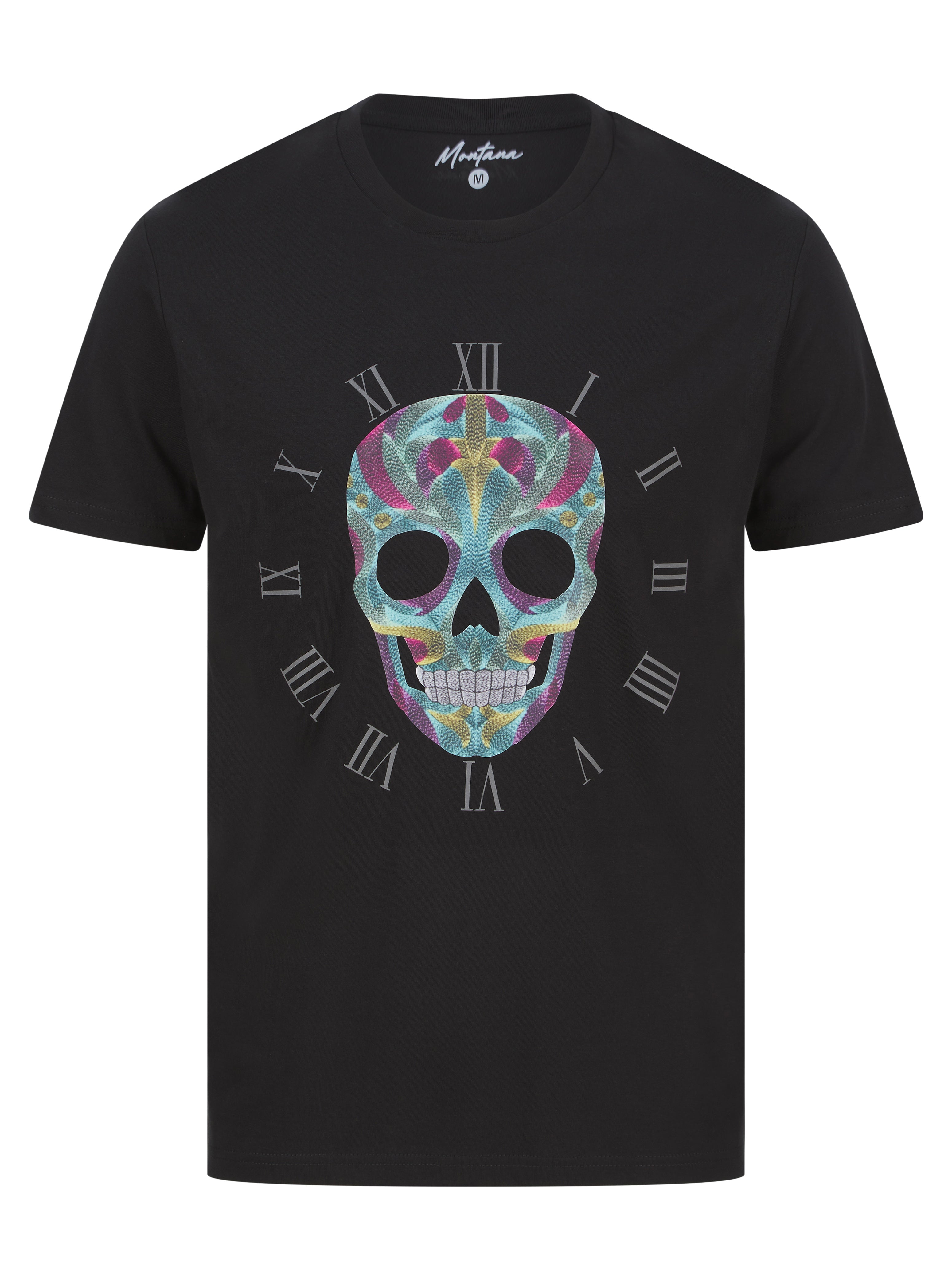 Load image into Gallery viewer, Montana Skull T Shirt Black
