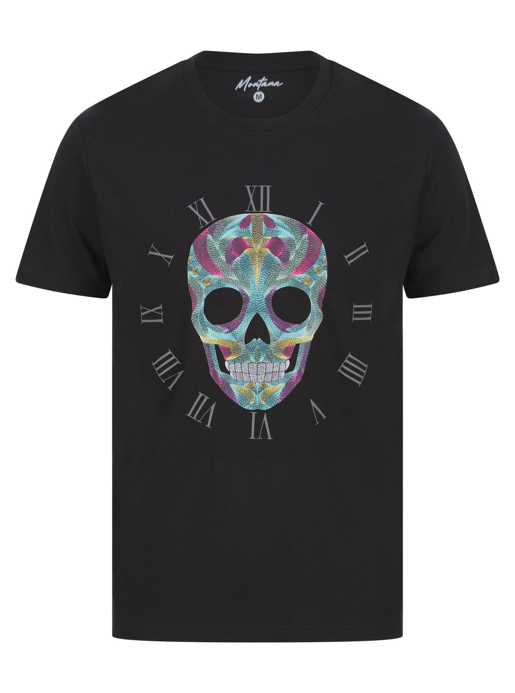Montana Skull T Shirt Black