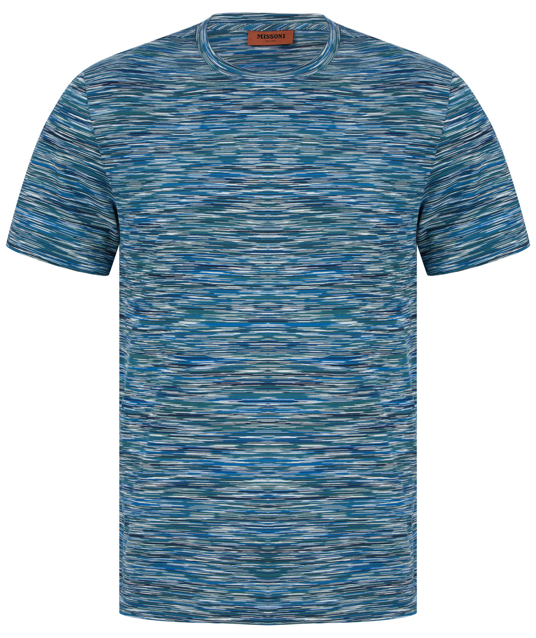 Missoni Stripe T Shirt Aqua Blue