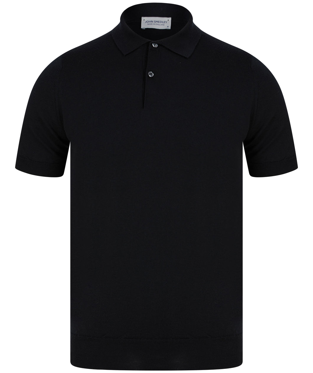 John Smedley Payton Polo Shirt Black