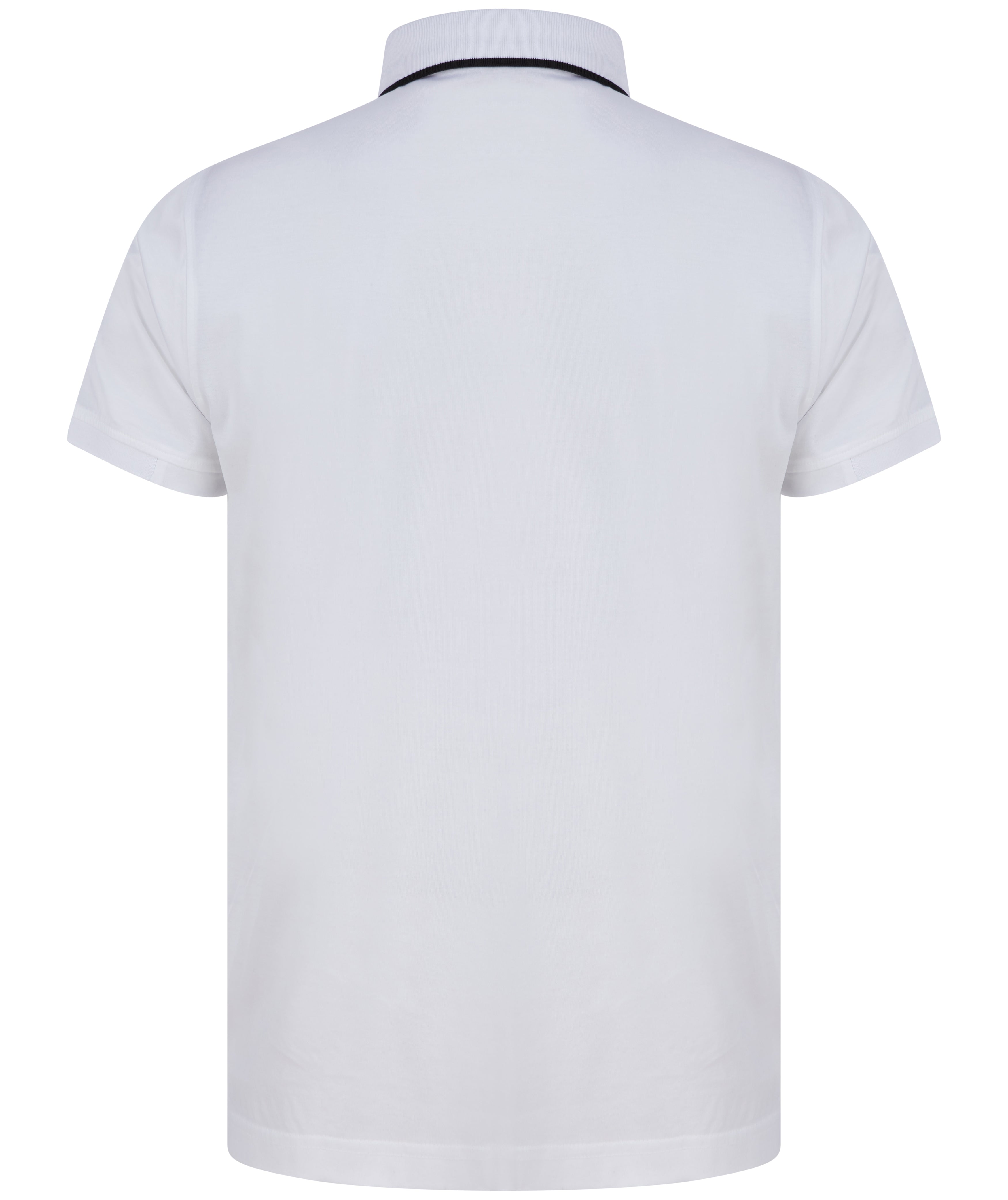 Load image into Gallery viewer, Lagerfeld Tipped Polo Shirt White
