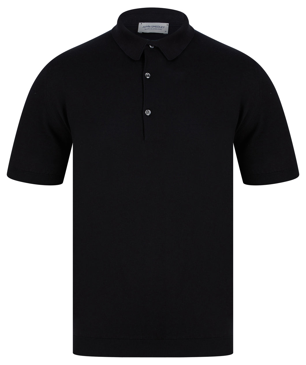 John Smedley Adrian Polo Shirt Black