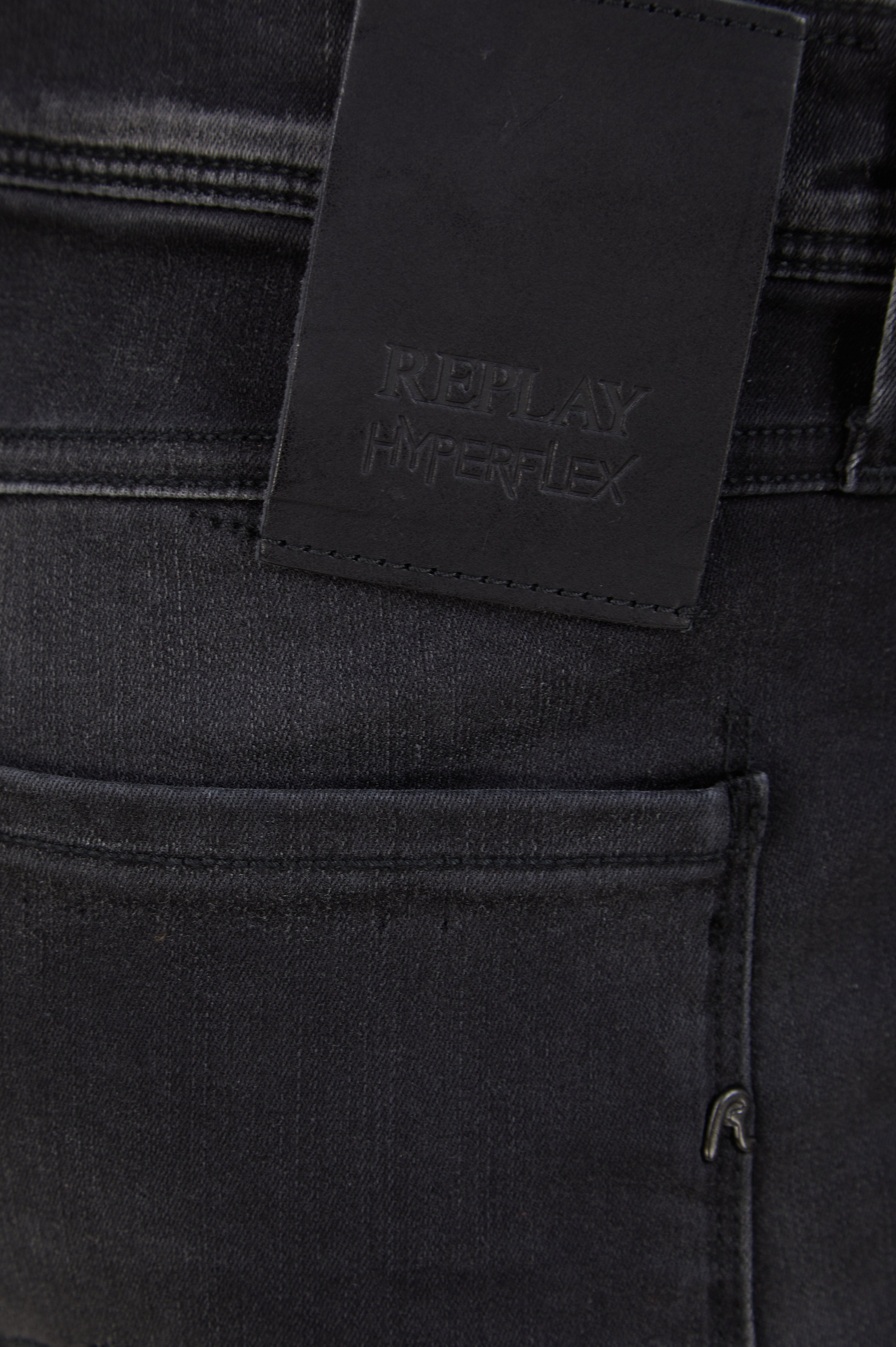 Load image into Gallery viewer, Replay Hyperflex Anbass X Lite Jean Black
