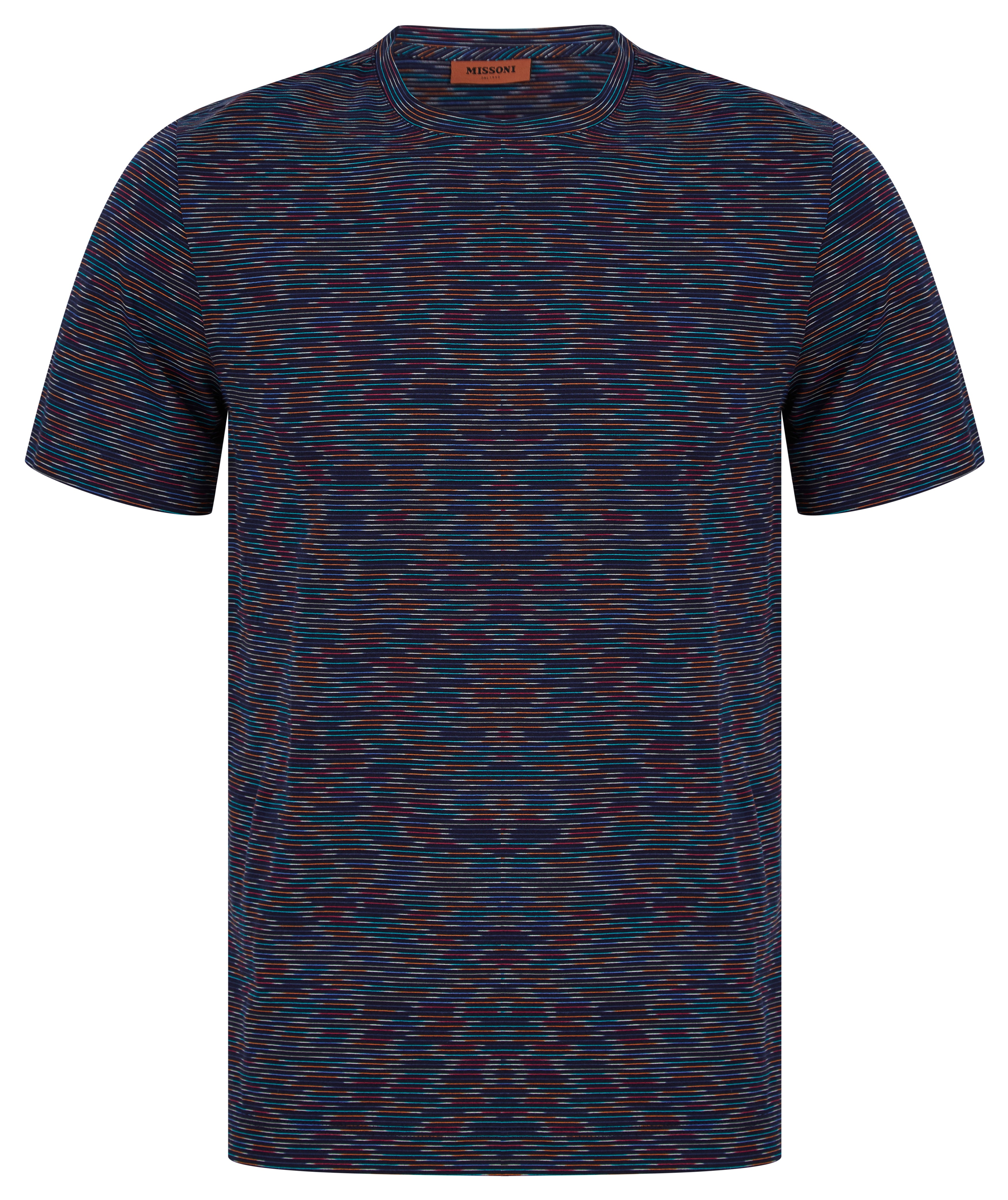 Load image into Gallery viewer, Missoni Multi Stripe T Shirt Navy
