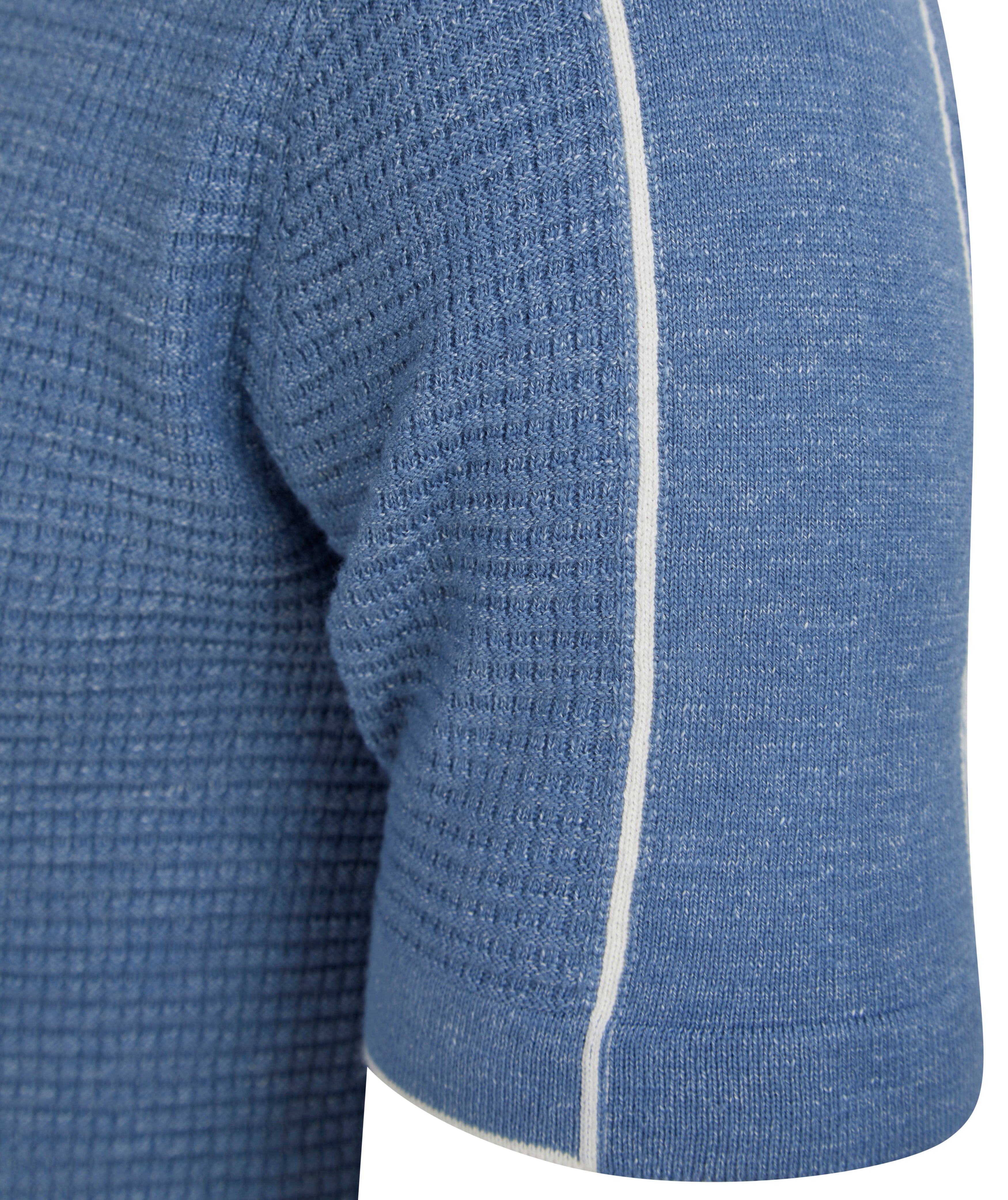 Load image into Gallery viewer, Remus Slim Fit Knitted Polo Shirt Blue
