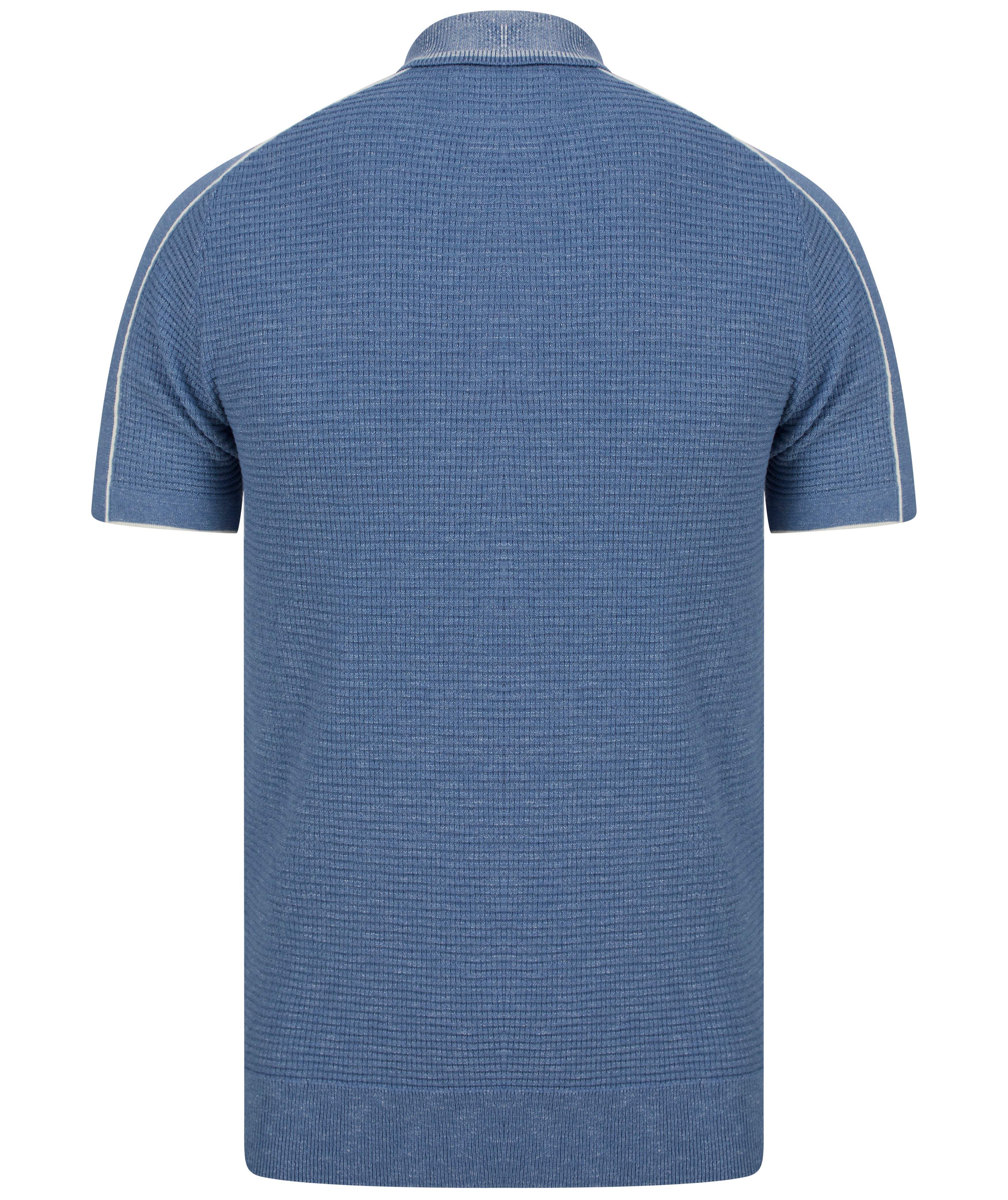 Load image into Gallery viewer, Remus Slim Fit Knitted Polo Shirt Blue
