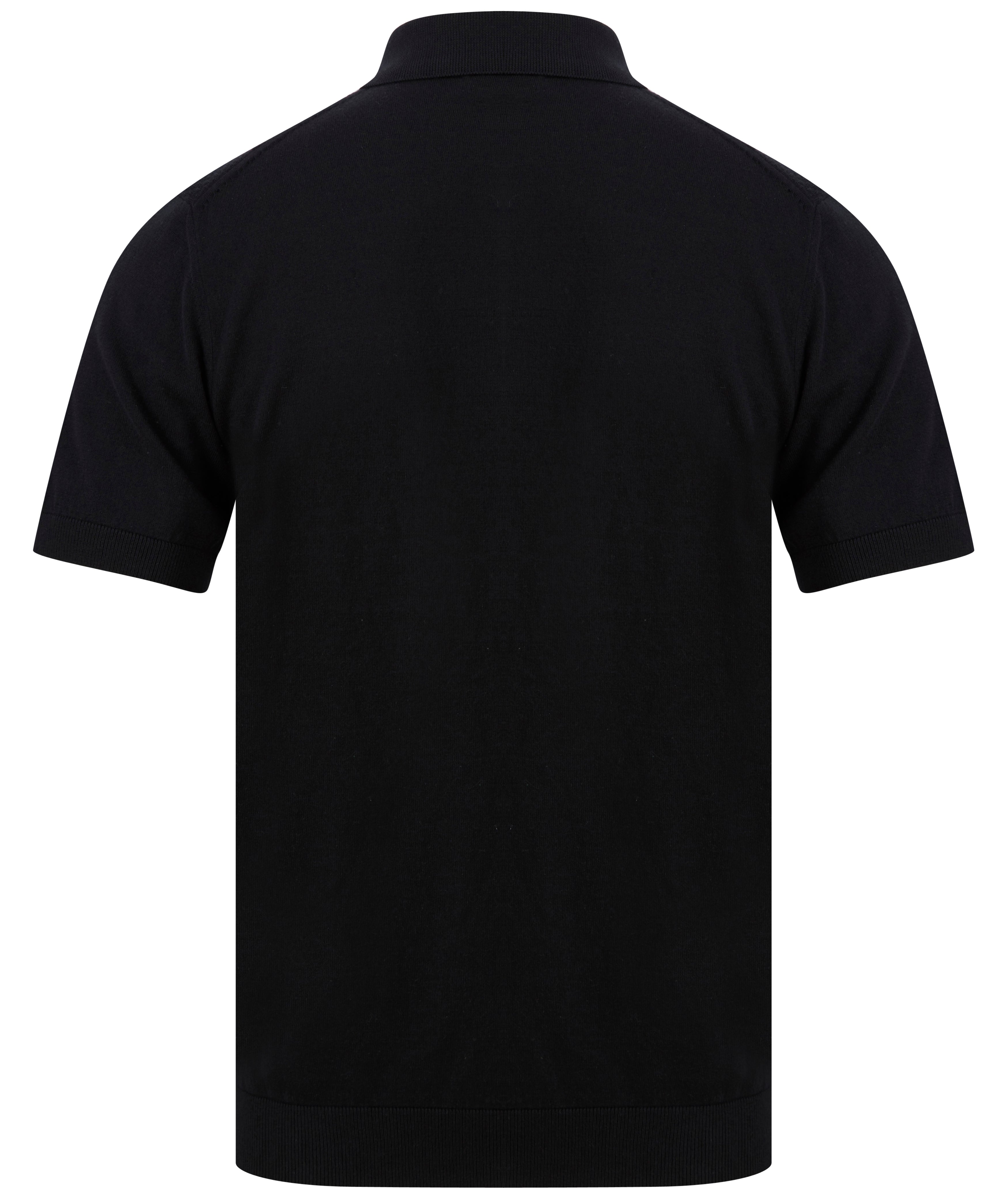 Load image into Gallery viewer, Remus Slim Fit Knit Polo Black
