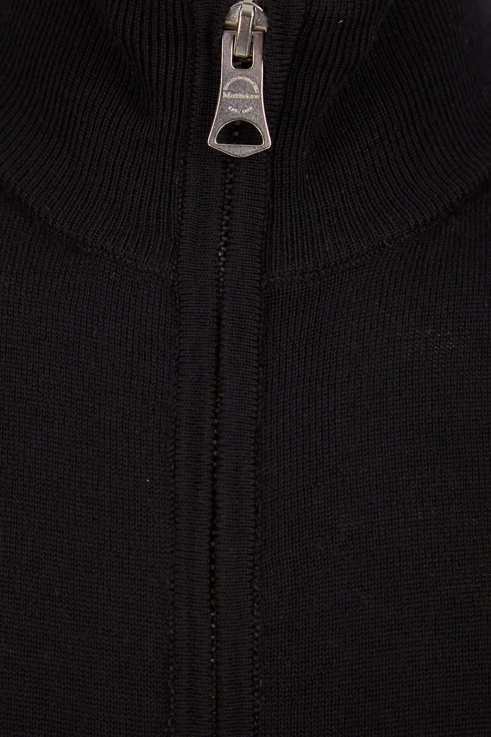 Matinique Mason Zip Cardigan Black