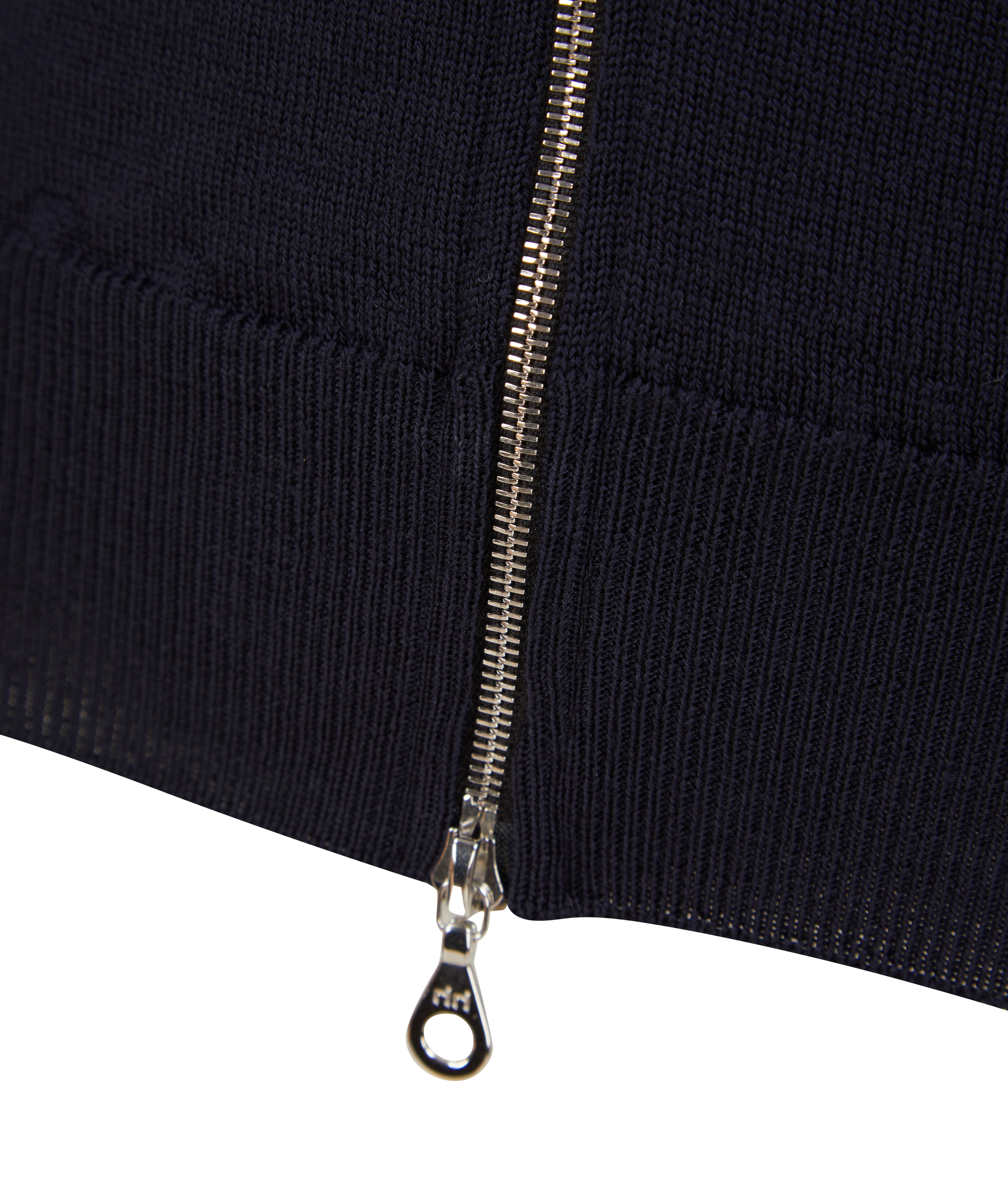 Load image into Gallery viewer, John Smedley Maclean Zip Navy
