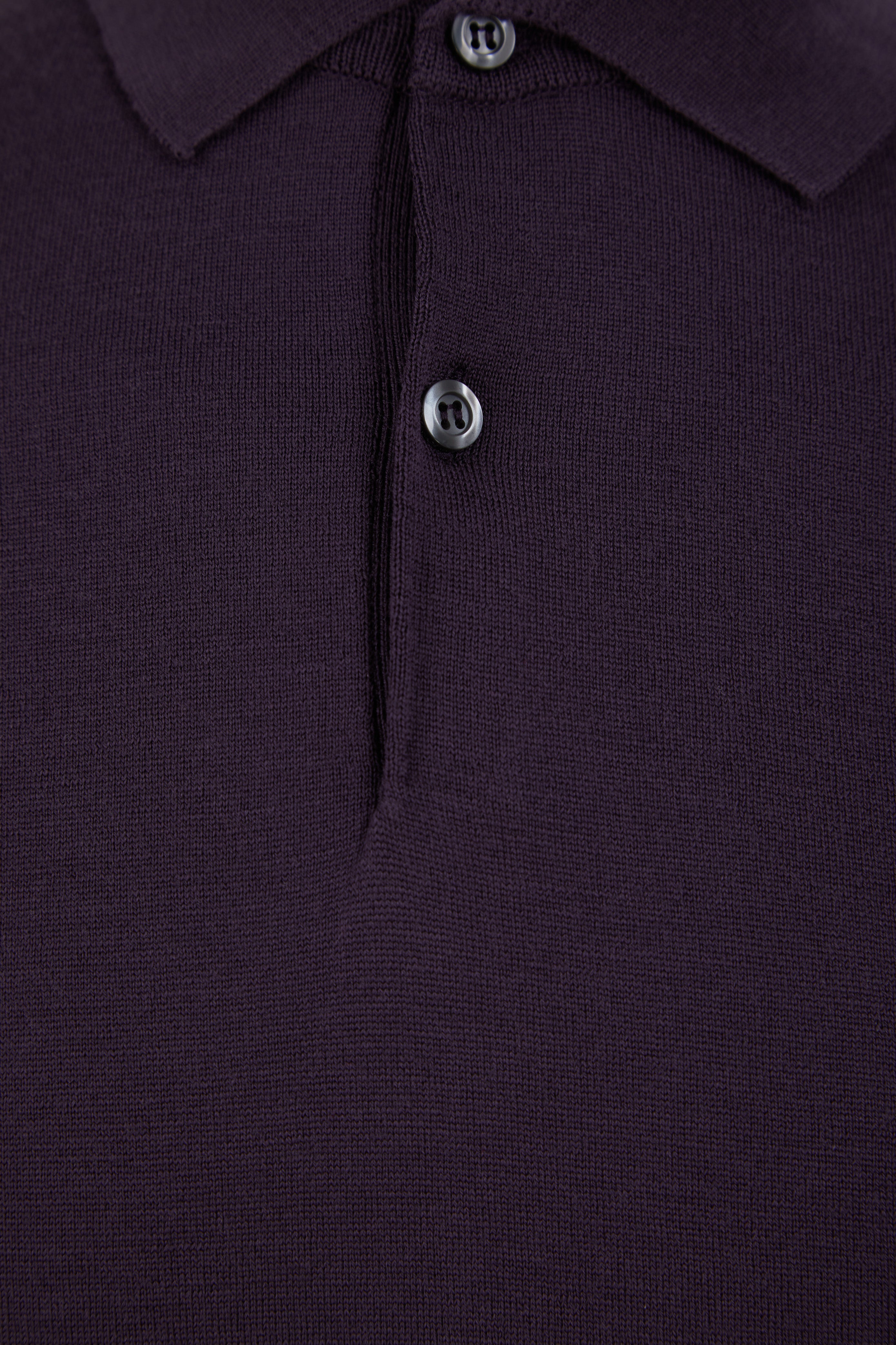 Load image into Gallery viewer, John Smedley Payton Polo Shirt Purple
