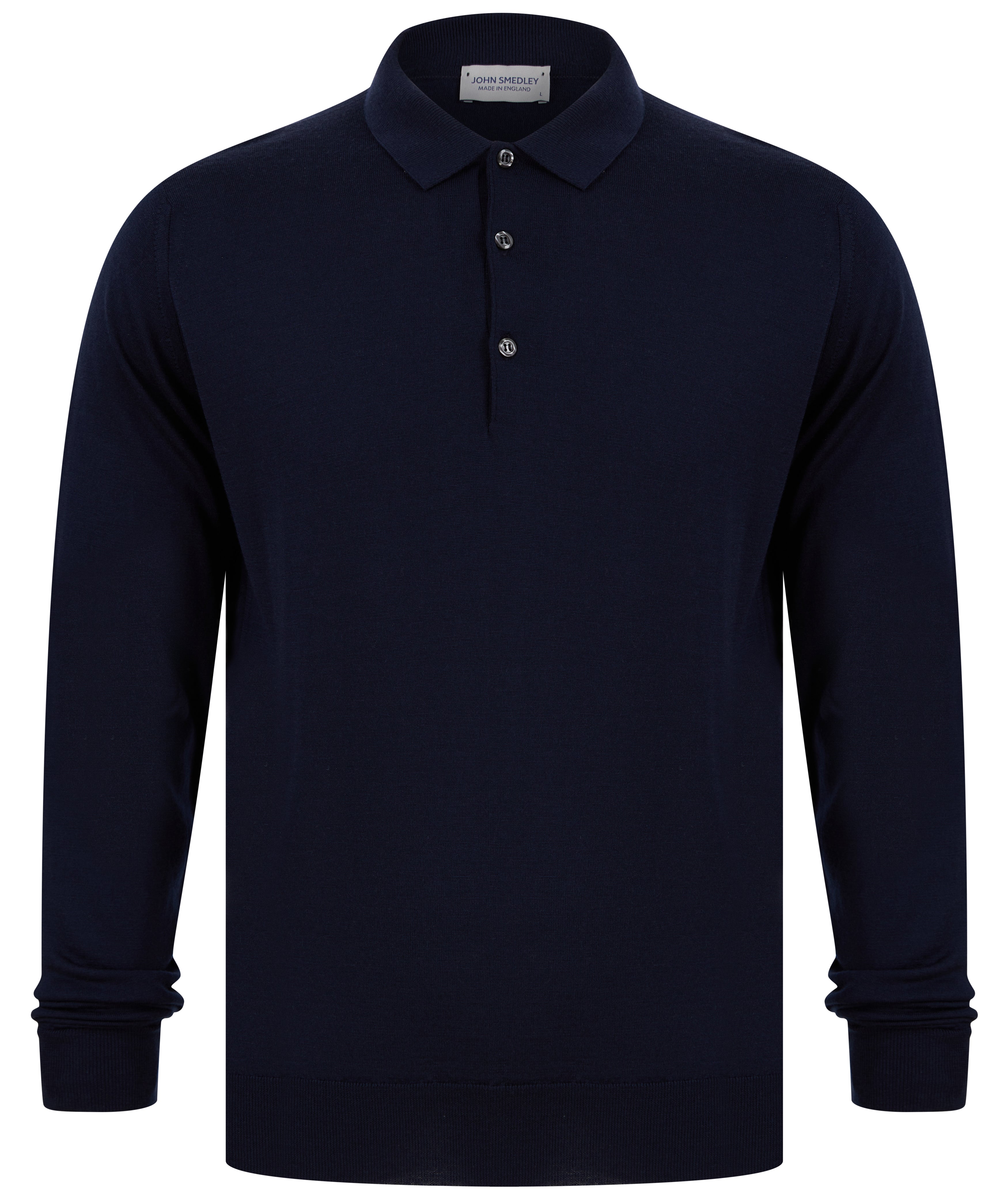 Load image into Gallery viewer, John Smedley Belper Polo Shirt Navy
