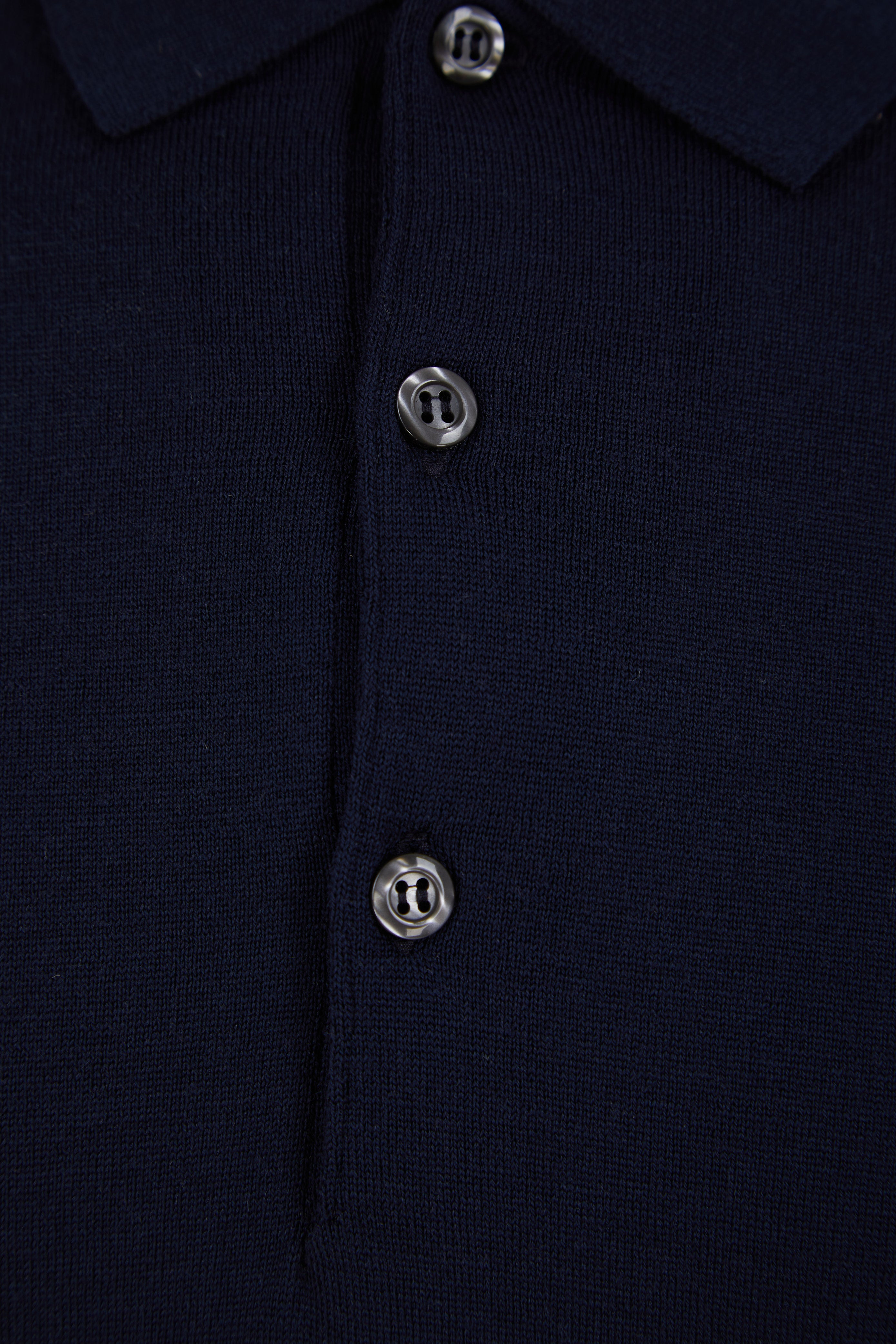 Load image into Gallery viewer, John Smedley Belper Polo Shirt Navy
