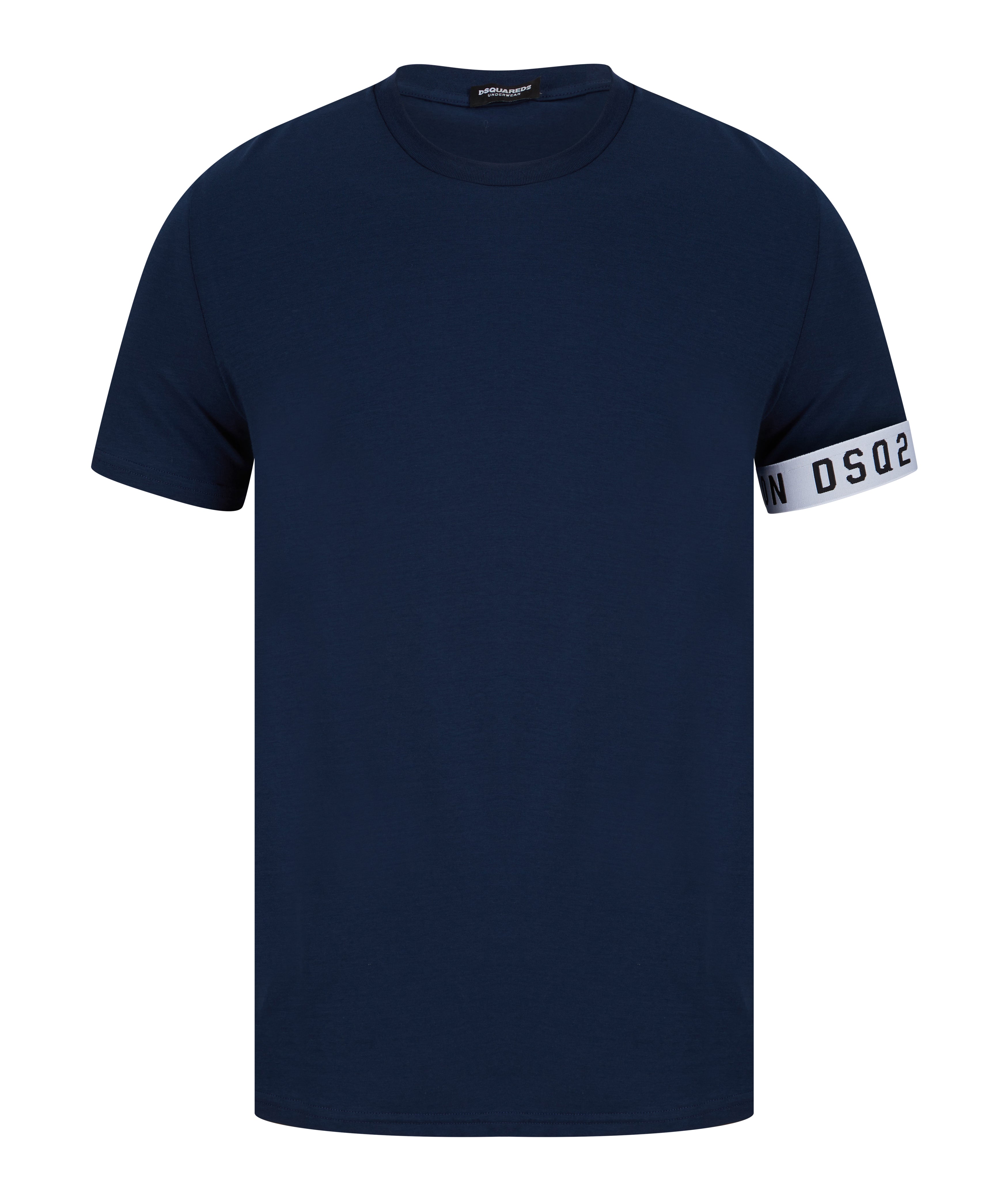 Load image into Gallery viewer, DSquared2 DSQ2 Arm Logo T Shirt Navy
